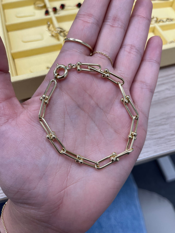 14K TiFY Link Bracelet