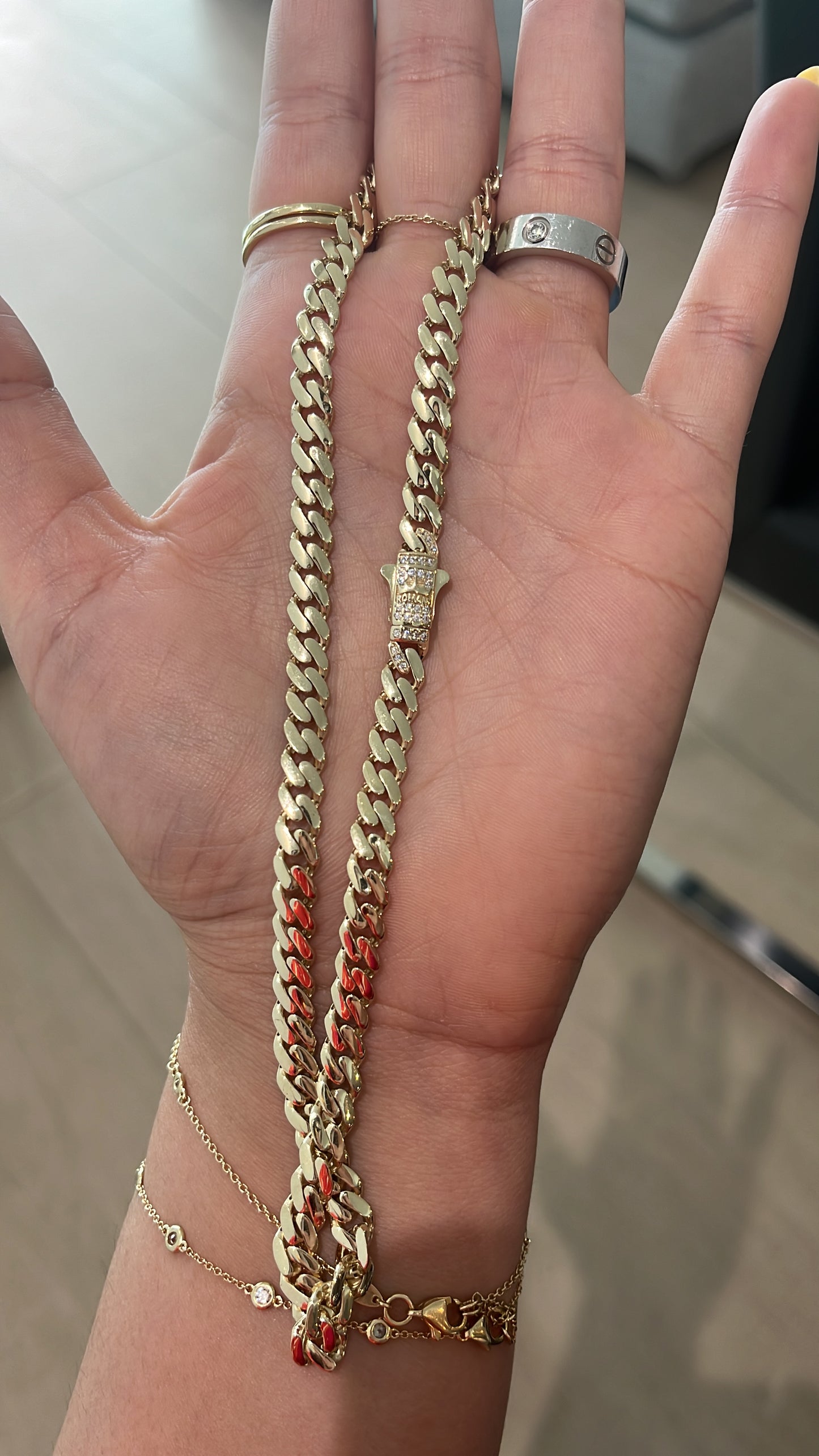 10K 6mm Monaco Necklace