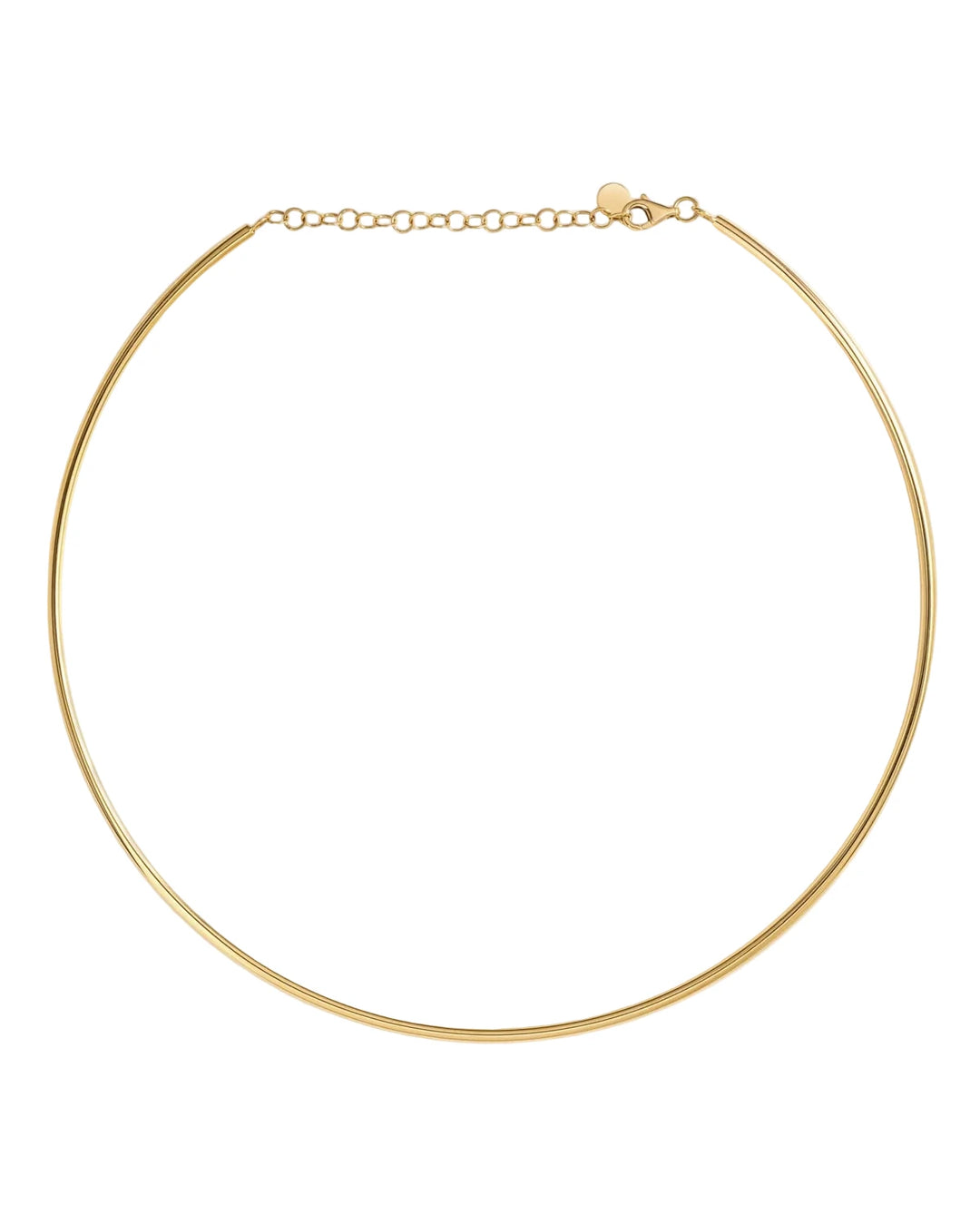 14K Yellow Gold 2mm Solid Omega Chain
