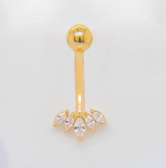 Marquise Belly Ring