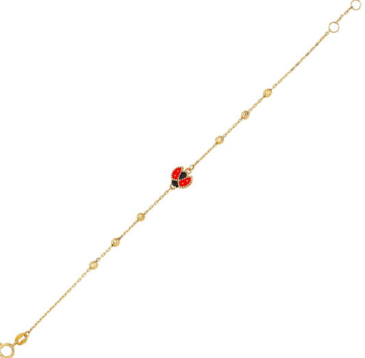 Girls Ladybug Bracelet