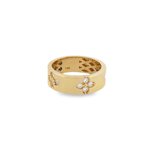 Banda + CZ FLORES Ring
