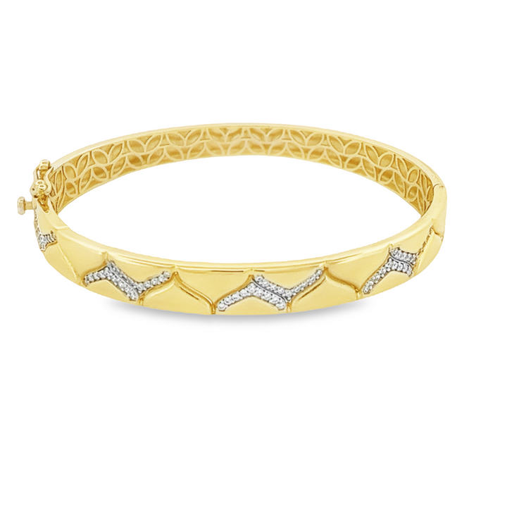 14K Gold Bangle New Style