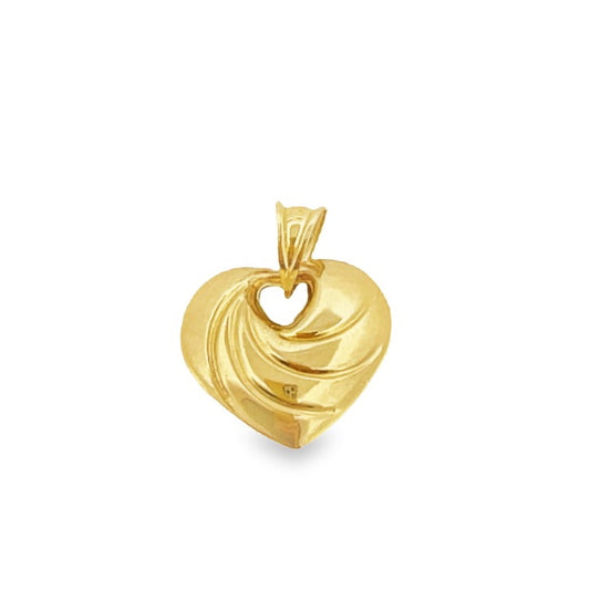 Corazón  14K gold Pendant
