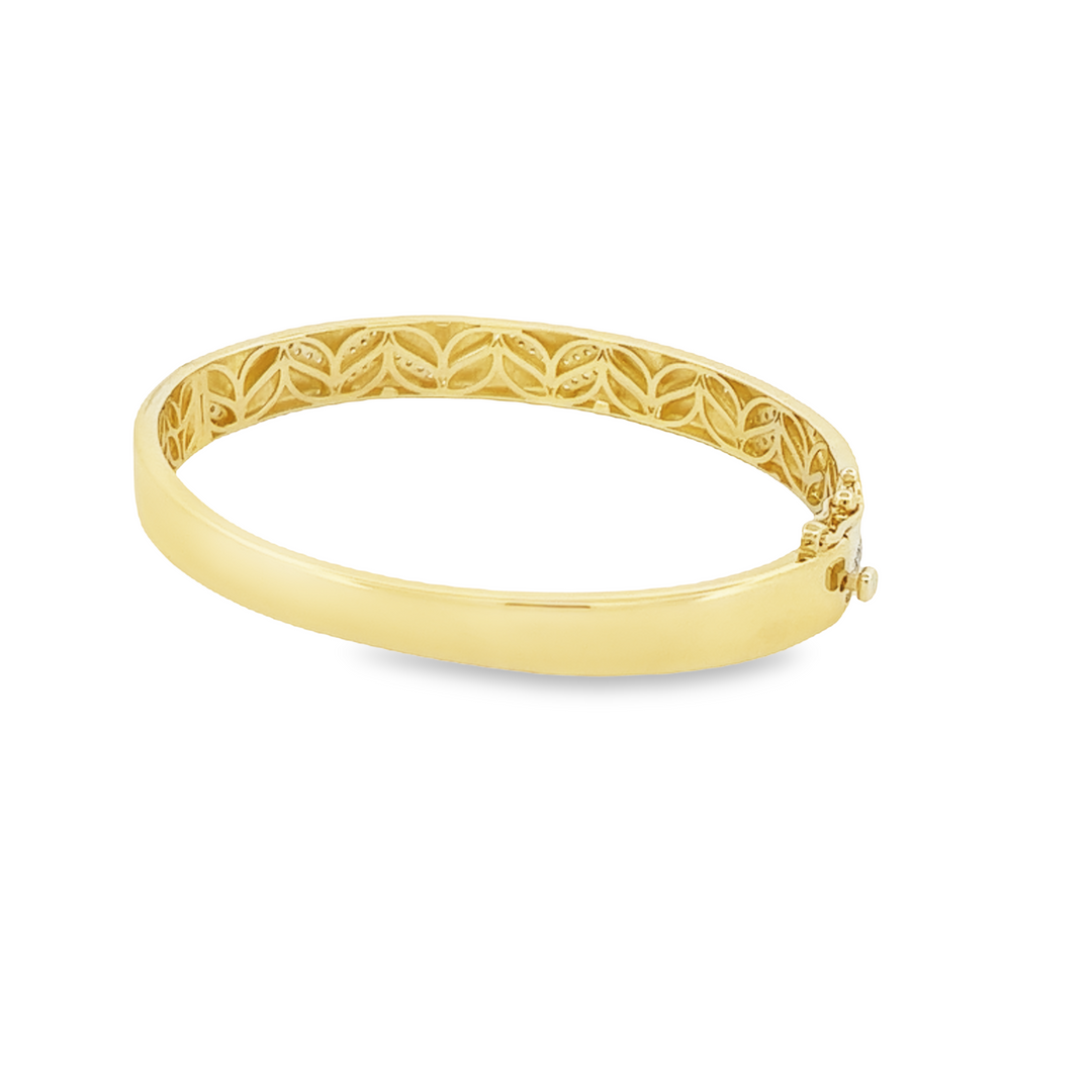 14K Gold Bangle New Style