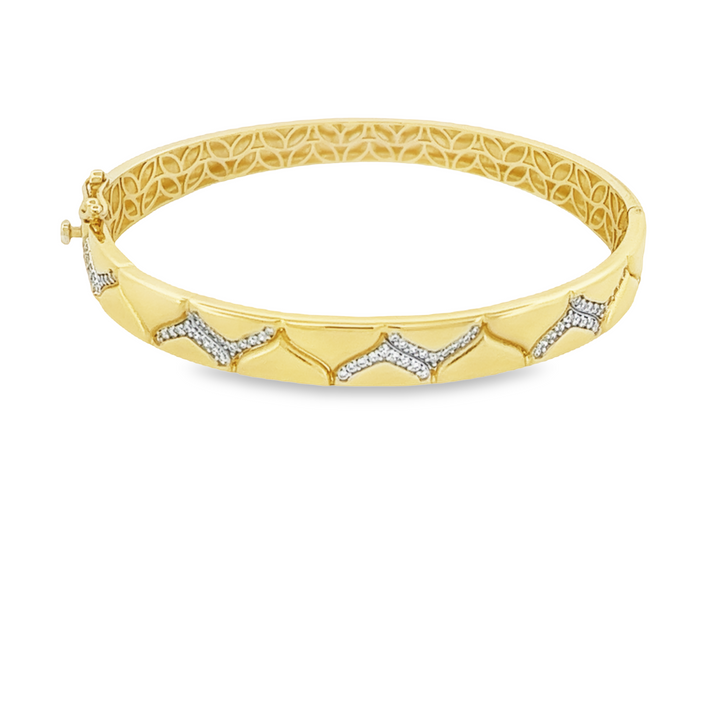14K Gold Bangle New Style