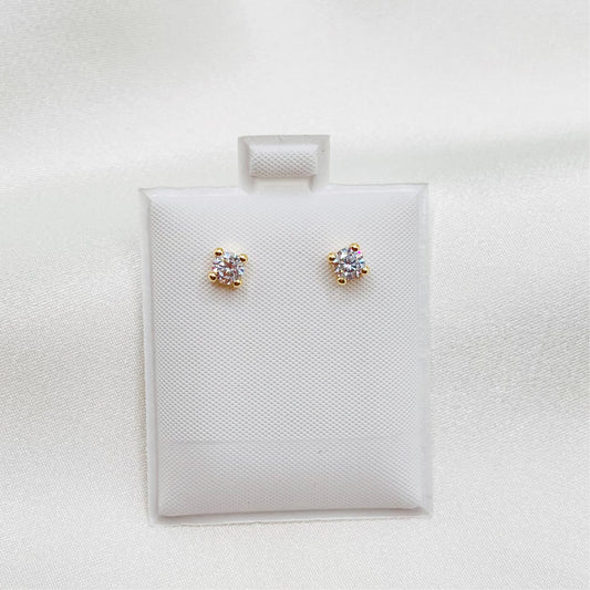 Square mini Stone Earrings