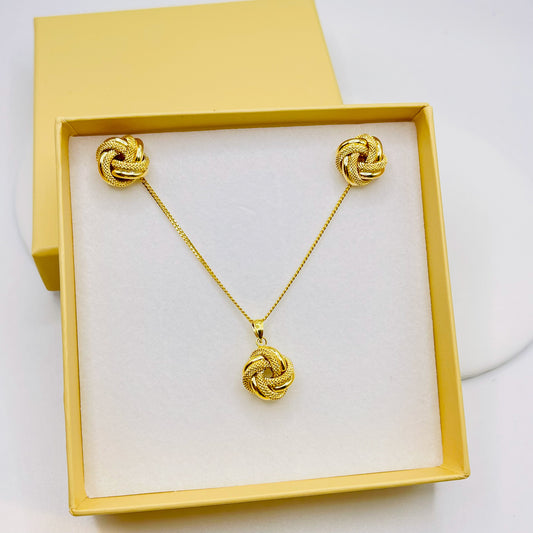 Nudos Tejidos 14k Set DE NUDO