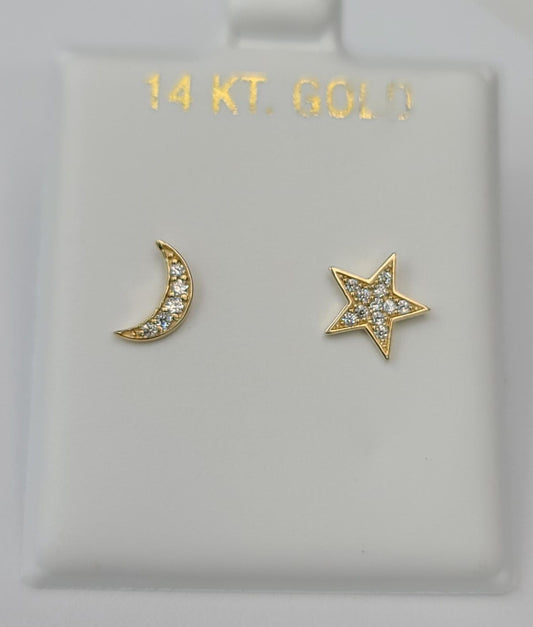 Estrella y Luna Earrings