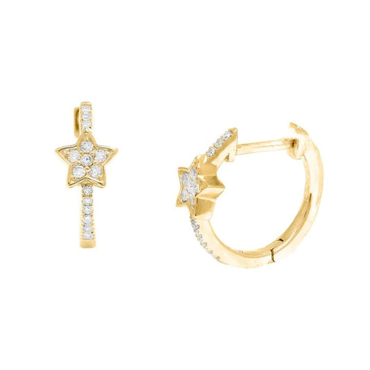 0.13ct Diamonds Stars Hoops