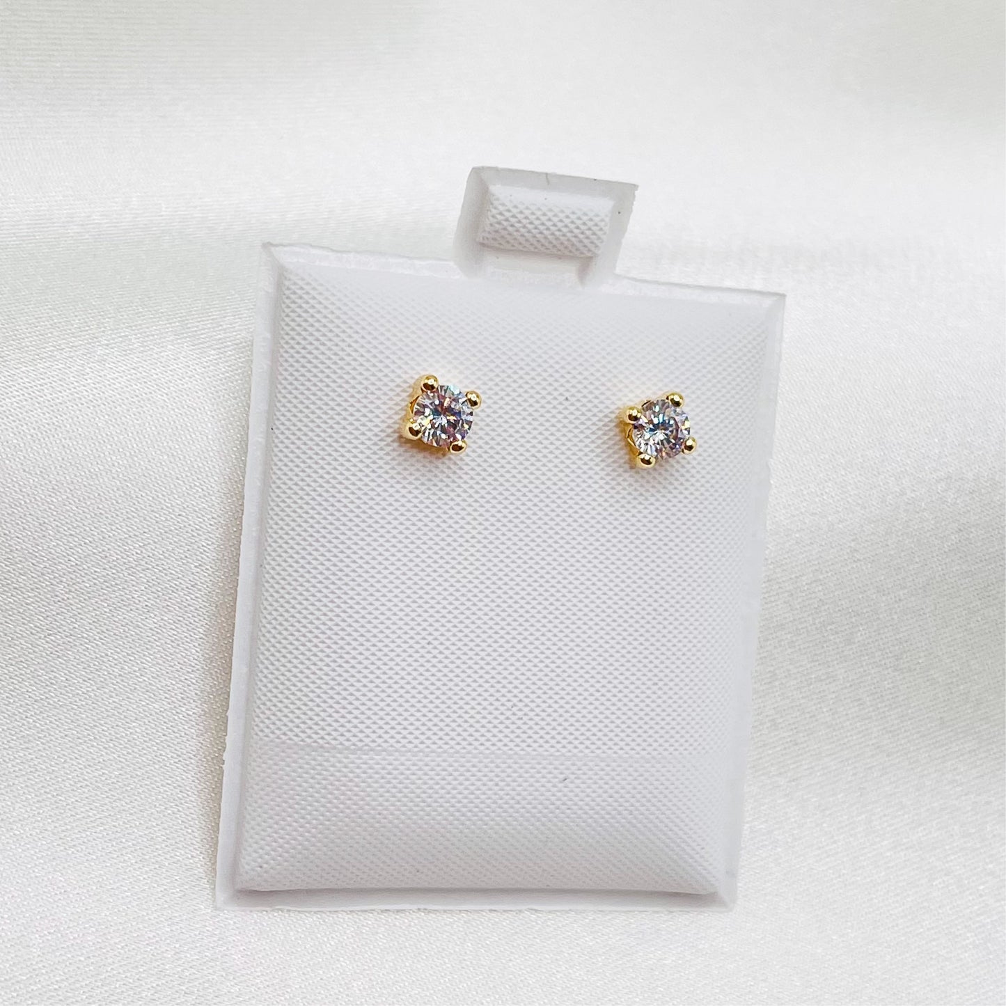 Square mini Stone Earrings