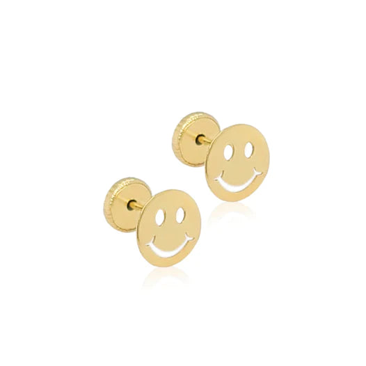 Plain Happy Face Earrings